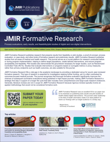 JMIR Formative Research 2025 flyer image