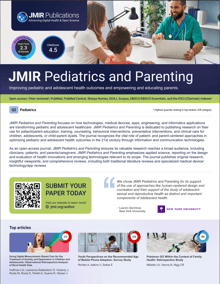 JMIR Pediatrics and Parenting 2025 flyer image