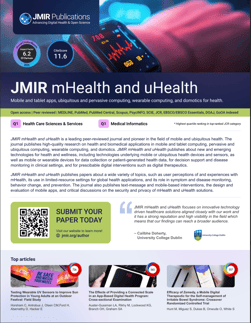 JMIR mHealth and uHealth 2025 flyer image