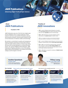 Picture showing the cover of the JMIR Publications 2026 corporate overview flyer