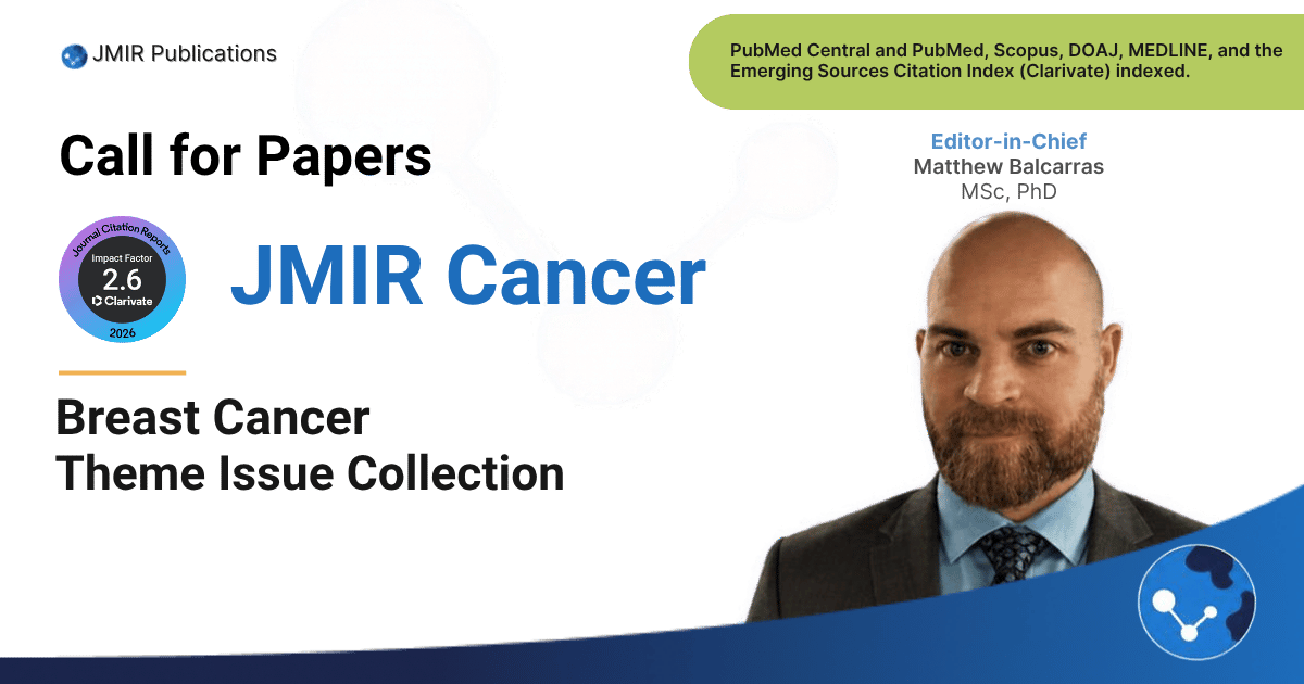 20261005 JMIR Cancer CFP