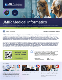 JMIR Medical Informatics 2025 flyer image