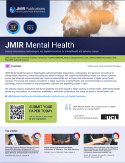 JMIR Mental Health 2025 flyer image