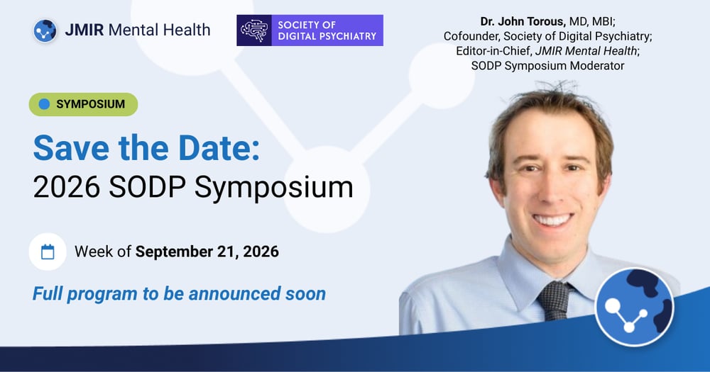2026 SODP Symposium Save the Date