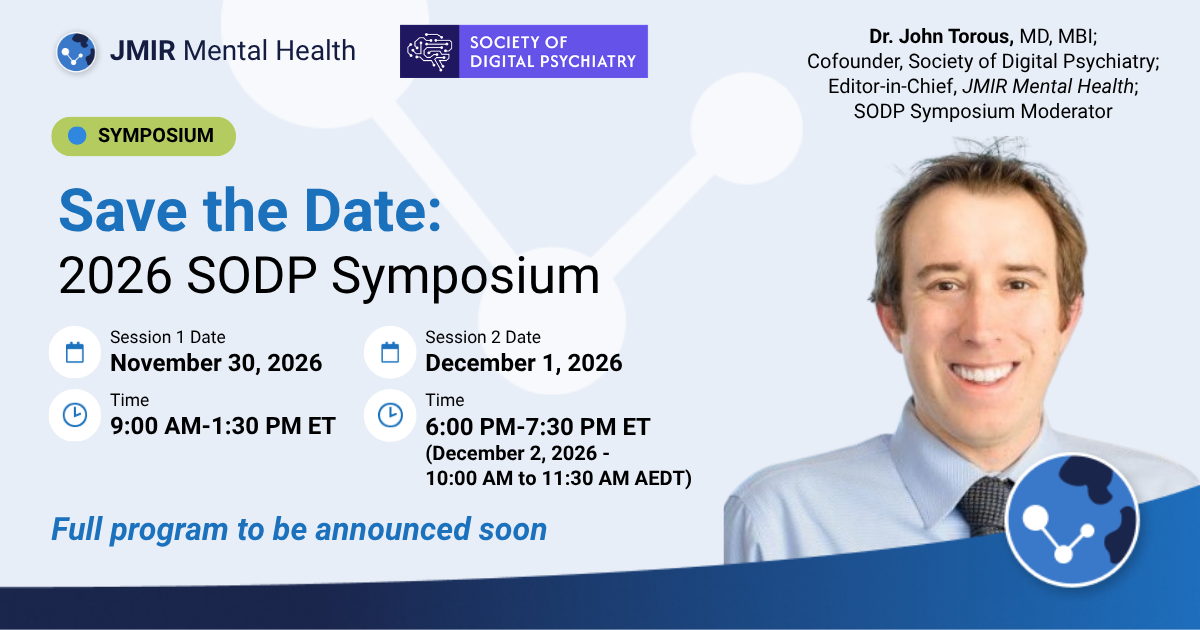 Save the Date: 2026 SODP Symposium Save the Date: 2026 SODP Symposium