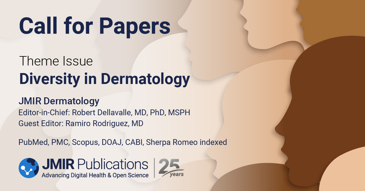 20240311 CFP Announcement Original Image - JDerm Diversity in Dermatology