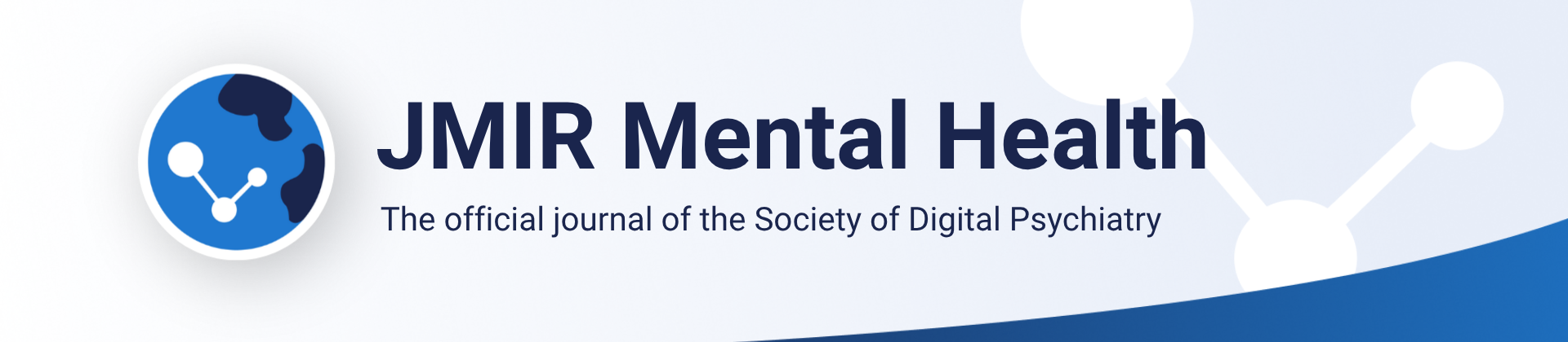 JMIR Mental Health - The official journal of the Society of Digital Psychiatry JMIR Mental Health - The official journal of the Society of Digital Psychiatry